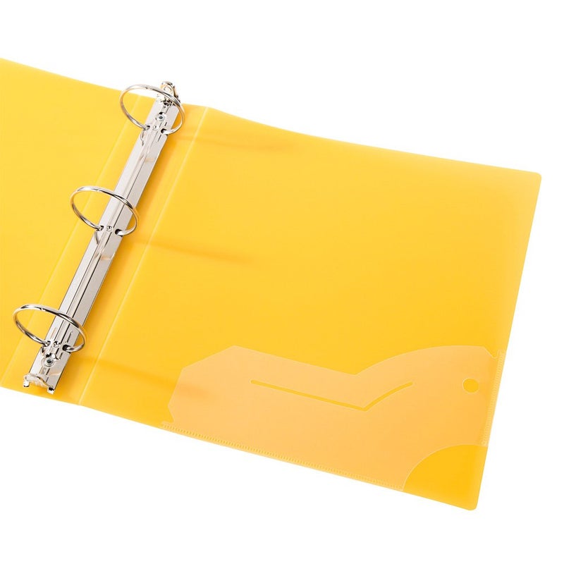 Filexec 3 Ring Binder, 2 Inch Capacity, Frosted, Letter Size, Pack of 6, Blueberry, Strawberry, Grape, Lemon, Lime, Tangerine (50161-6494) - Image 5